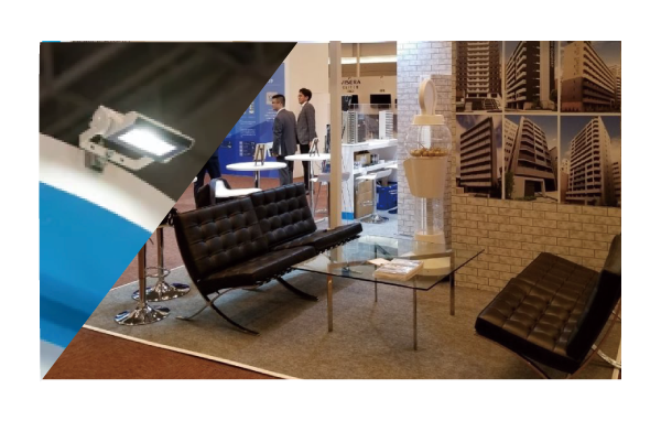 照明・ラックなどの再利用